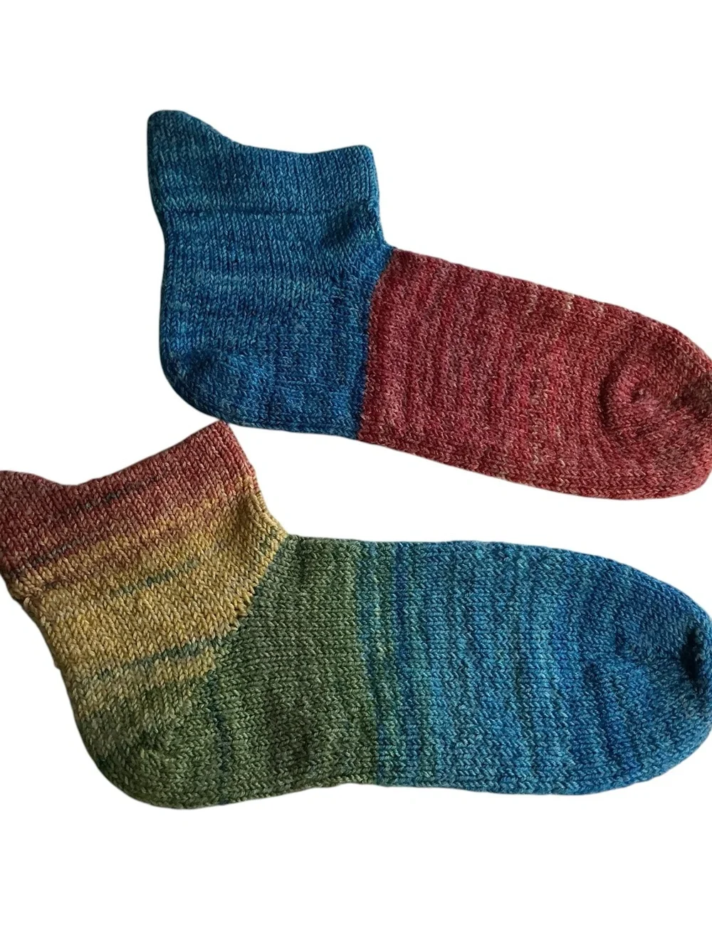 Sybil Quirky Birki Frankensox wool blend handcrafted ankle socks 7-8.5 NWT